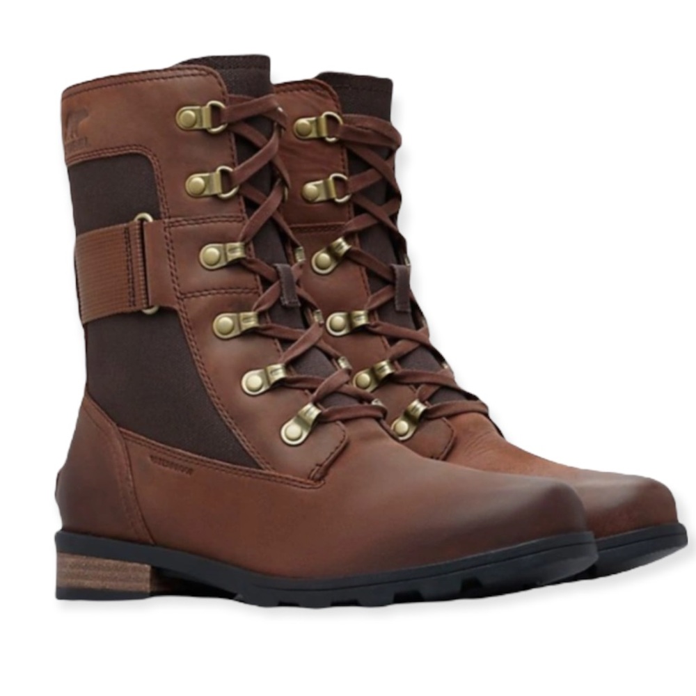Sorel Women's Emelie Conquest Boot in Brown Size 8.5